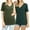 2PK: ARMY GREEN/HUNTER GREEN, variant on Women Casual Short Sleeve Realxed Fit Basic T-Shirt Tops (S-3XL)