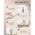 thumbnail image 5 of Lulupack 1 oz Airless Pump Bottles, Travel Lotion Container, Skincare Containers for Moisturizer(Plastic, Pink Matte, 3Pcs), 5 of 8