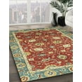 thumbnail image 2 of Ahgly Company Indoor Rectangle Abstract Red Oriental Area Rugs, 8' x 10', 2 of 6