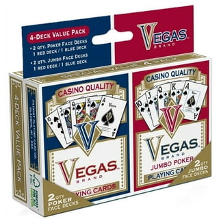 Large Print Bridge Size Playing Cards (Color May Vary)