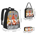 thumbnail image 2 of Easygdp Hello Fall Gnomes Mochila para Niños y Niñas con Set de Caja de Almuerzo y Estuche para Lápices 3 en 1, Mochila Escolar Estampada para Adolescentes, 2 of 7