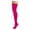 Neon Pink, variant on Women Thigh High Opaque Trouser Socks