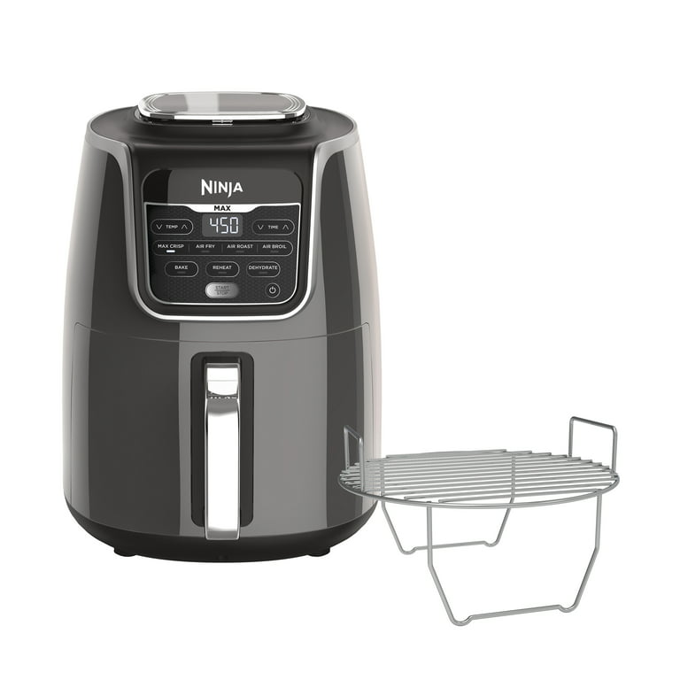 Ninja AF161 Max XL Air Fryer that Cooks, Crisps, Roasts, Bakes, Reheats and  Dehydrates, with 5.5 Quart Capacity, and a High Gloss Finish, Grey