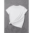 thumbnail image 3 of Women's Teachers Make the World Better Graphic T-Shirt, Colorful School Teacher Appreciation Crew Neck Short Sleeve Casual Tee, 3 of 13