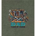 thumbnail image 6 of Dad Fixer Of Things
 Adult Green Crew Neck Short Sleeve Tee-Medium, 6 of 7