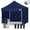 Navy Blue, variant on Euromax Premium 10x10 Ft Ez Pop up Canopy Tent with Removable Sidewalls Bonus Wheeled Bag (Purple)