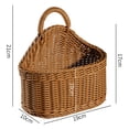 thumbnail image 2 of 1 paquete de cesta colgante de yute-pequeño tejido de helecho, cesta colgante de cuerda, flores, plantas, cesta de pared, conjunto de decoración Boho, 2 of 5
