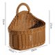 thumbnail image 2 of 1 paquete de cesta colgante de yute-pequeño tejido de helecho, cesta colgante de cuerda, flores, plantas, cesta de pared, conjunto de decoración Boho, 2 of 5