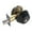 Black, variant on Tnarru Dead Bolt Door Lock Single Cylinder Modern Interior Exterior with Keys Round Door Knob for Pantry Front Entrance Bedroom Home Gold