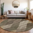 thumbnail image 3 of Dalyn Rugs Premium Machine Washable Mayfield AMF962 Brown 8' x 8' Round Rug, 3 of 6