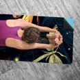 thumbnail image 5 of Fireflies Yoga Towel with Storage Bag, 72.8"x26.8", Suitable for Yoga, Pilates, Fitness, Gym Towel, Yoga Blanket, 5 of 6