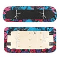 thumbnail image 3 of Pzuqiu Tropical Sunset Golf Cart Seat Cover Set - Hibiscus & Palm Tree Print, Breathable Stretchable Polyester, All-Weather Protection for 2-Passenger Carts, 3 of 10