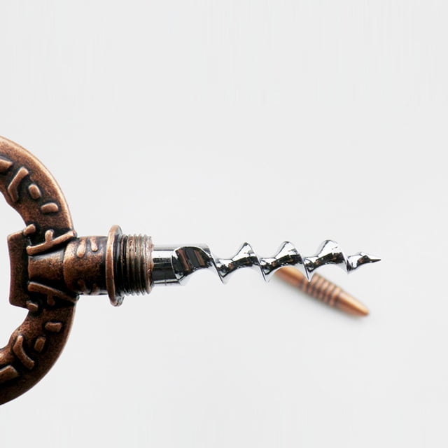 FONDOTIN Rust Resistant Dark Brown Wine Corkscrew and Bottle Opener with Retro Design