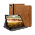 thumbnail image 1 of wonim11 H HOLIMET Case for iPad Pro 13 inch M5 2025/M4 2024 with Pencil Holder Supports Pencil Pro/Pencil Auto Sleep/Wake Function Vegan Leather Smart Stand Cover (Brown), 1 of 1