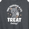 thumbnail image 3 of Instant Message - A Little Treat Kitten  - Women's Racerback Tank Top, 3 of 6