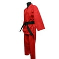thumbnail image 4 of Medium Weight Color Karate Uniform, Red, 4 of 5