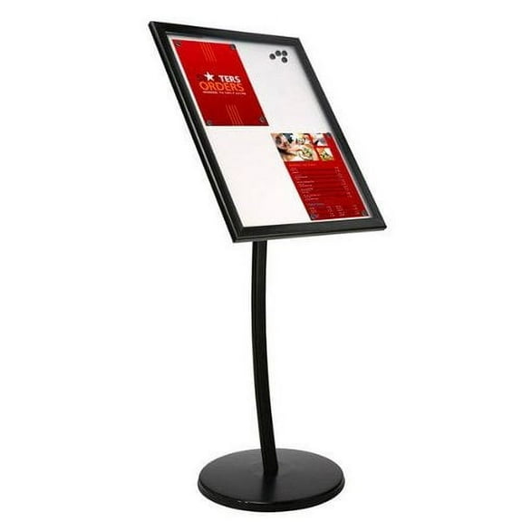 MT Displays Universal Poster Showboard on Curved Post