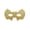 A002- Gold, variant on Masquerade Mask Gold Glitter Bat Half Eye Cover 1 Pack for Halloween Party Themed Events