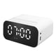 thumbnail image 3 of BT510 Altavoz Bluetooth de carga inalámbrica con pantalla LED Reloj Alarma Banco de energía Blanco, 3 of 8