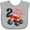 AC-Heather Grey, variant on Inktastic Monster Truck How I Roll 2nd Birthday Boys Baby Bib
