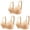 A01-Beige, variant on Everyday Bras for Women Wireless Push up Bras Adjustable Strap Full Coverage Floral Lace Plus Size Underwire Bras(Wine,Large)