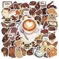 thumbnail image 3 of 35pcs Brown Stationery Stickers Retro Animal Stickers Cute School Supplies for Luggage Phone Notebook, 3 of 9