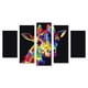 thumbnail image 1 of Cuadro decorativo Cuadros Abigail Jirafa 5 piezas, 1 of 5