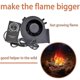 thumbnail image 4 of Blower Cooling Fan 110v/220v Ac Powered Fan 9733 With Variable 3000rpm For Cooling, 4 of 4