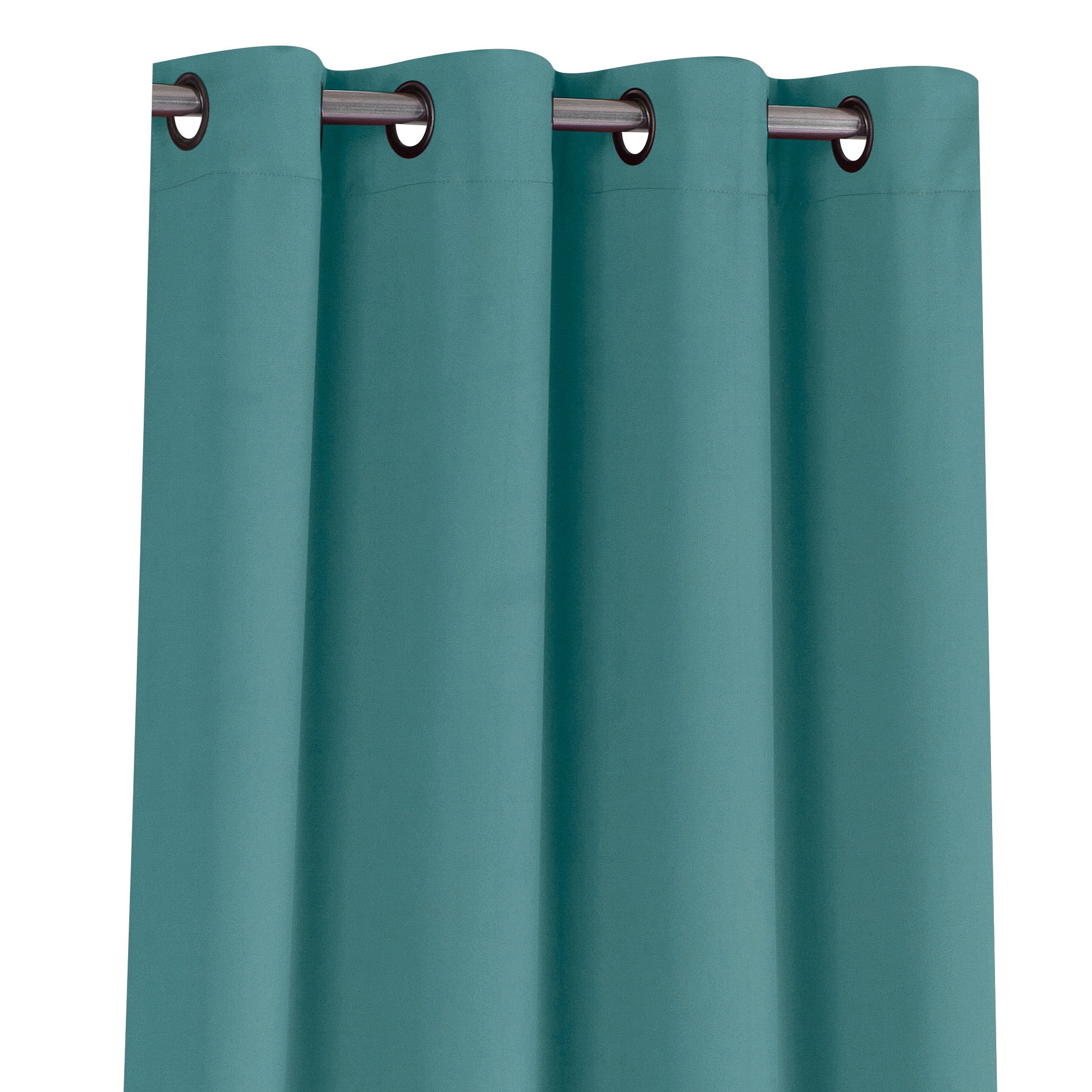 Regal Home Collections 100% Blackout Thermal Hotel Grommet Top Curtain Panel Pair - Teal, 84 in. Long