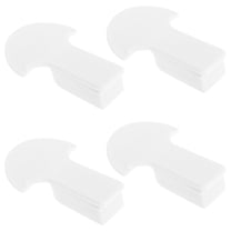 YEAHIBABY 4Pcs Toilet Seat Cover Lifter White Material for Convenient Bathroom Use