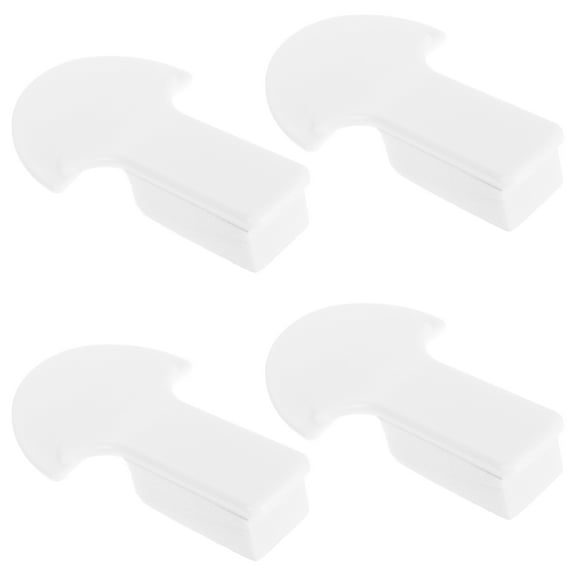 YEAHIBABY 4Pcs Toilet Seat Cover Lifter White Material for Convenient Bathroom Use