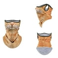 thumbnail image 5 of QHUDLV 3D Printed Scarf Triangle Face Mask Hanging Ear Cycling Sports Hiking Running, 5 of 9