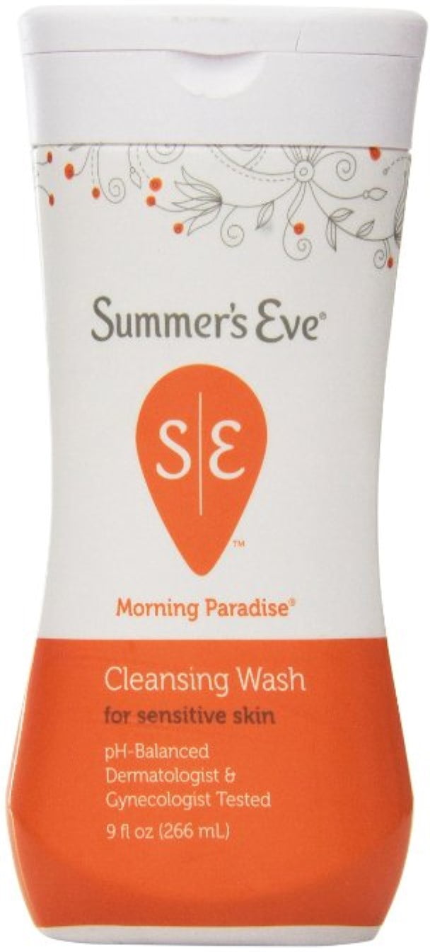 3 Pack Summer's Eve Feminine Wash Sensitive Skin Morning Paradise 9