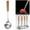 D, variant on Metal Spatulas for Kitchen Use, Metal Spatula, Wok Spatula, Kitchen Tools Set Featuring Spatulas Spoons Slotted and Other Sturdy Cooking Implements for Home and Restaurant Applications 36.5*9.7