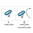 thumbnail image 2 of 2m Nylon Braided Home Audio Cable Gaming Headset For SteelSeries Arctis 3 5 7, 2 of 11