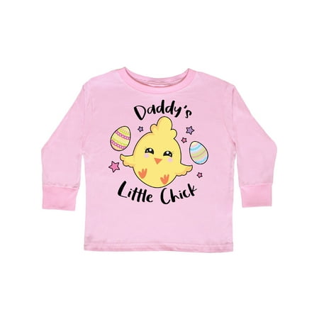 

Inktastic Happy Easter Daddy s Little Chick Gift Toddler Toddler Girl Long Sleeve T-Shirt