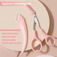 thumbnail image 2 of LC-dolida Eyebrow Trimmer Scissors, Professional Non-Slip Finger Grip Brow Scissors with Comb for Men and Women, Eyebrow Scissors with Comb for Effortless Brow Shaping, 4pcs, 2 of 8