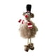 thumbnail image 2 of xihome Muñeco colgante de tela con forma de ratn, con gorro y bufanda navideños. Juego de 3 adornos para el rbol de Navidad, ideales para la decoracin festiva del hogar., 2 of 6
