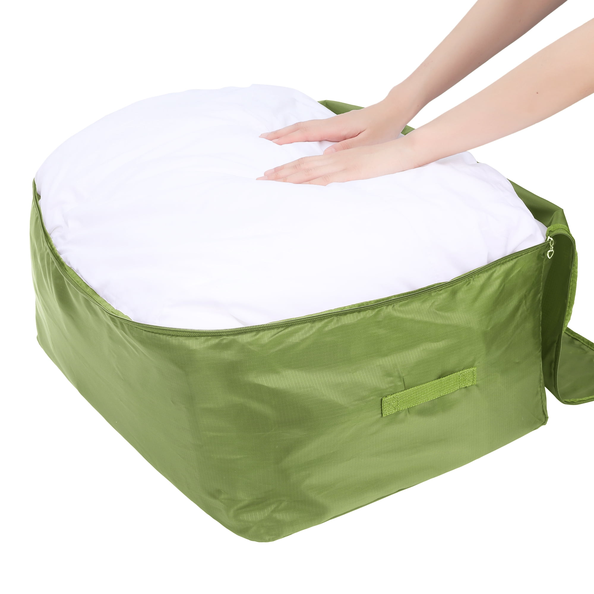 Unique Bargains 1 Pack Clothes Storage Bags Moving Bags Green 23*15.5*8.5in
