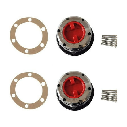 Front Locking Hub Kit - Compatible with 1991 - 2005 Mitsubishi Montero 1992 1993 1994 1995 1996 1997 1998 1999 2000 2001 2002 2003 2004