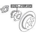 thumbnail image 2 of Febest REAR WHEEL HUB # 0282-J10RWD OEM 43202-JG200, 2 of 2