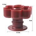 thumbnail image 5 of Molde para rosquillas de cocina, 3 uds., molde para hornear, molde redondo para hornear, moldes de silicona, muffins con chispas de chocolate, bandeja para hornear rosquillas, rosquilla en f, 5 of 5