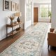 thumbnail image 5 of Alfombra de Área Oriental Vintage Tortania 76x244 cm Lavable Aqua, 5 of 9