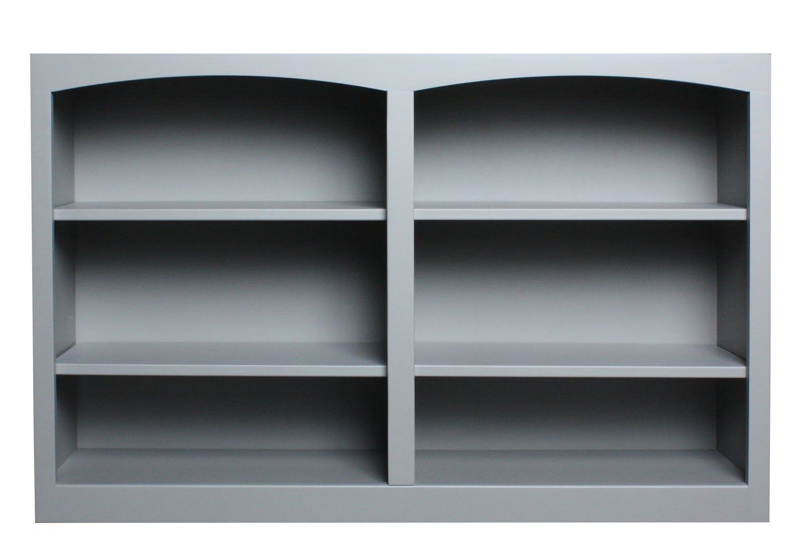 Milanhome Wood Bookcase, 30'' H x 48'' W, Adjustable Shelves - Walmart.com