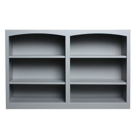 Ostane 30'' H x 48'' W Wood Standard Bookcase, Assembled, Adult Assembly Required: No