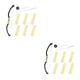 thumbnail image 1 of Qarigey Eyebrow Microblading Ruler Set Positioning Tools Mark Rulers Makeup Accessories Mapping String Accessory Kit Tool Measurement Negro 2piezas Qarigey CBP495001, 1 of 6