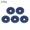 thumbnail image 3 of Uxcell 5 Pcs Roues Dénudées 6"x7/8 Pouces pour Moulin d'Angle Bleu, 3 of 6