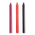 thumbnail image 1 of MesaSe 3 Pcs Bougies Coniques Trois Couleurs Bougie Cryogénique Bougies Coniques Anti-Goutte Très Faible Smog Multifonction et Multiscène pour Maison Mariages Bougie Cadeau de la Saint-Valentin, 1 of 5