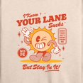 thumbnail image 3 of Instant Message - Your Lane Sucks Stay In It  - Women's Lightweight French Terry Long Sleeve Shirt, 3 of 6