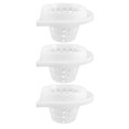 thumbnail image 1 of Raindrops 3Pcs Mop Pail Strainer Basket Rectangular White For Commercial Cleaning Use, 1 of 8